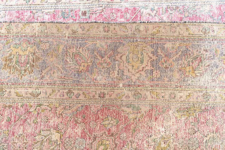 10' x 12' 8 Hand Knotted Ultra Vintage Persian Wool Rug