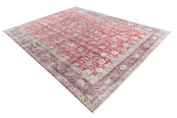 9' 7 x 12' 6 Hand Knotted Ultra Vintage Persian Wool Rug