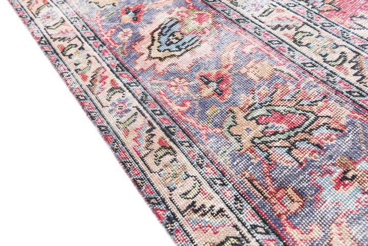 9' 7 x 12' 6 Hand Knotted Ultra Vintage Persian Wool Rug