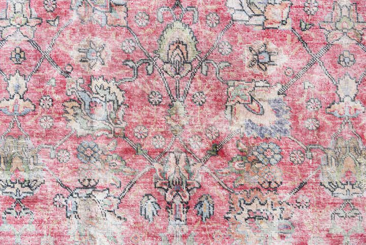 9' 7 x 12' 6 Hand Knotted Ultra Vintage Persian Wool Rug