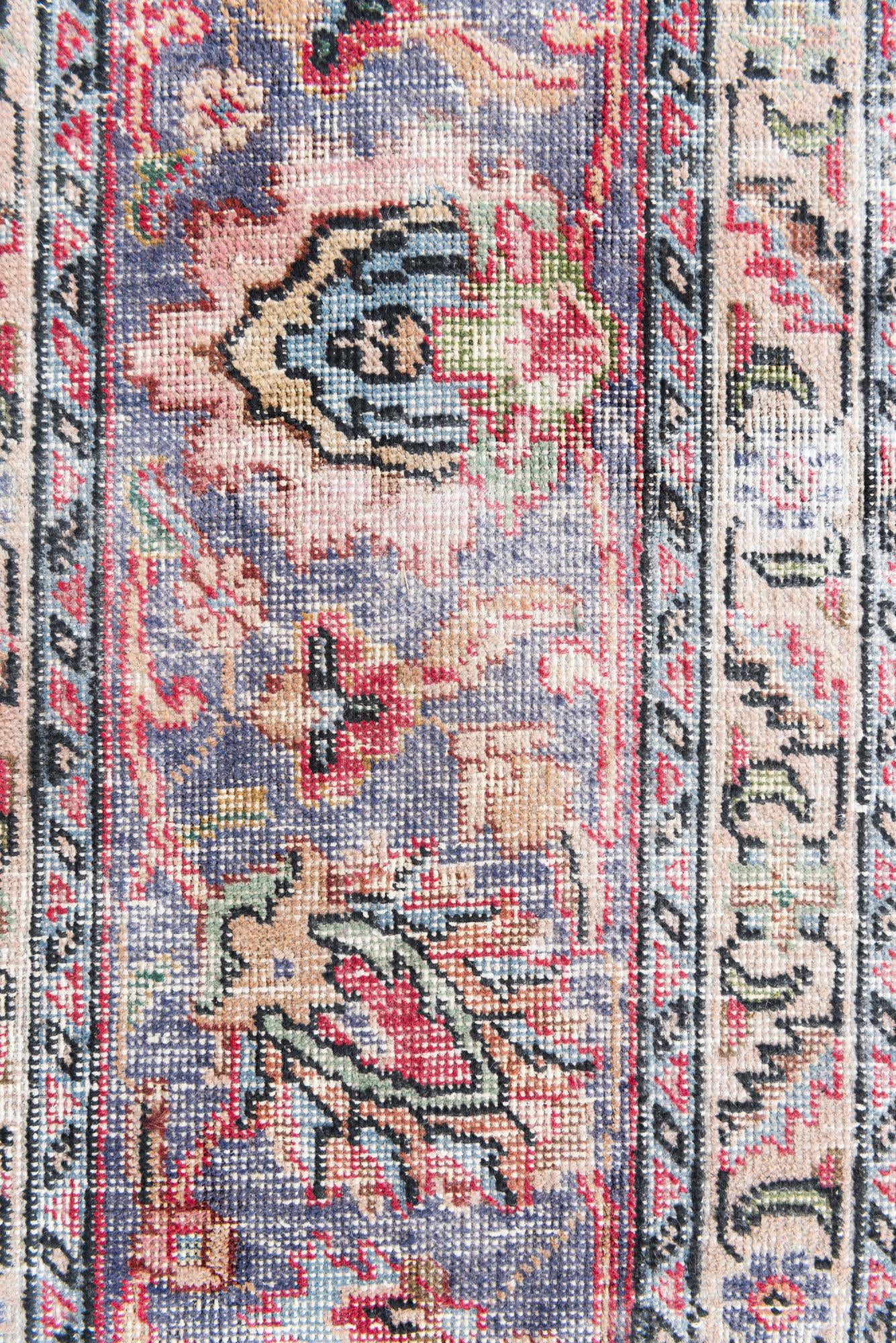 9' 7 x 12' 6 Hand Knotted Ultra Vintage Persian Wool Rug