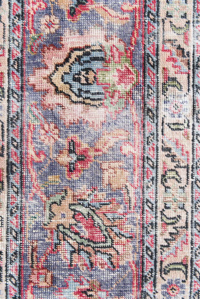 9' 7 x 12' 6 Hand Knotted Ultra Vintage Persian Wool Rug