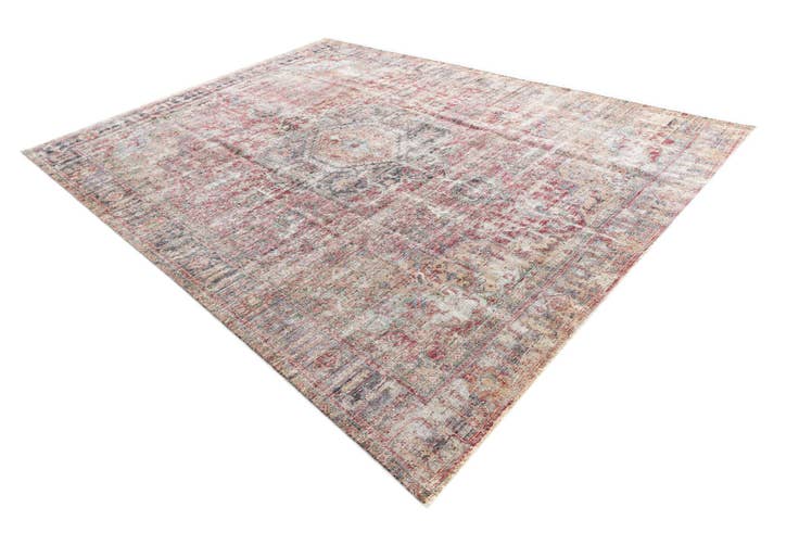 Detail image of 9' 7 x 13' Hand Knotted Ultra Vintage Persian Wool Rug