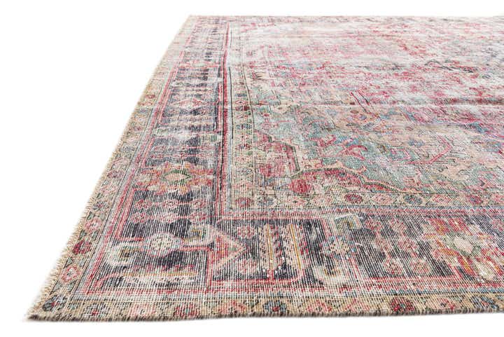 9' 7 x 13' Hand Knotted Ultra Vintage Persian Wool Rug