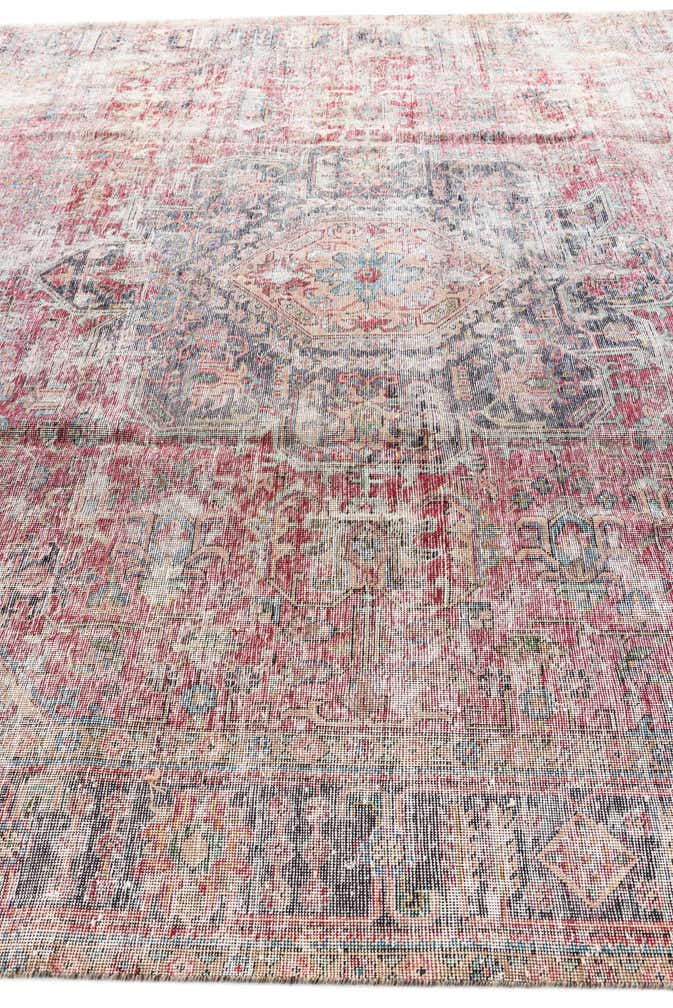 9' 7 x 13' Hand Knotted Ultra Vintage Persian Wool Rug