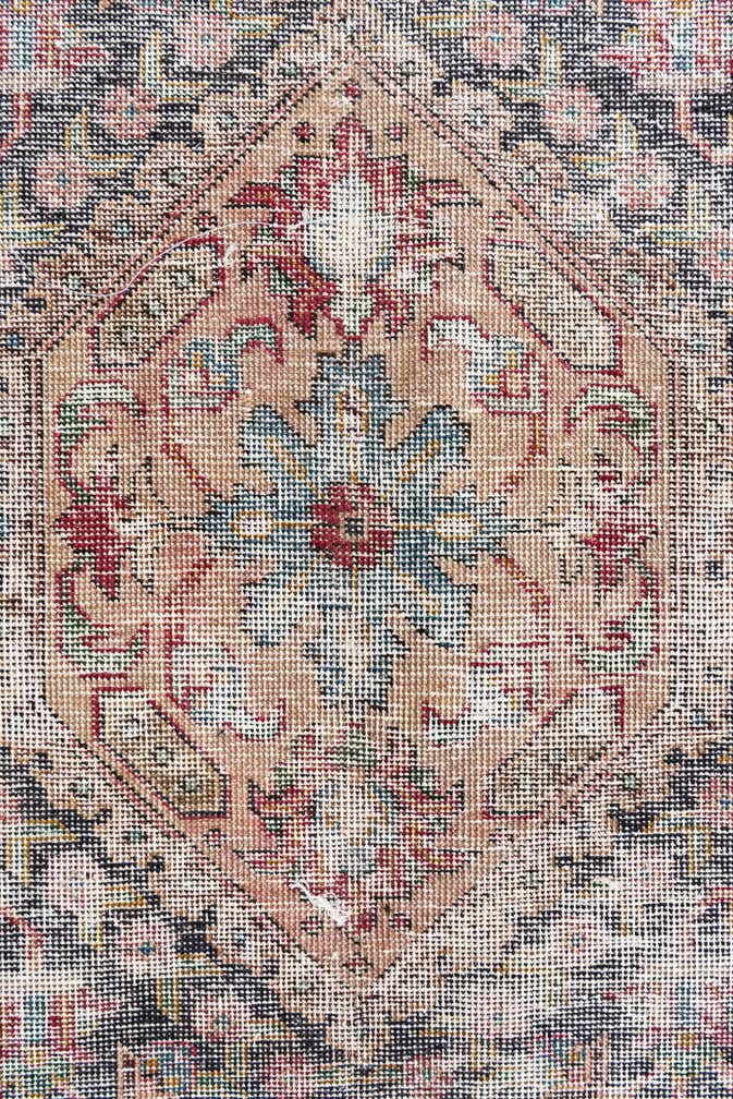 9' 7 x 13' Hand Knotted Ultra Vintage Persian Wool Rug