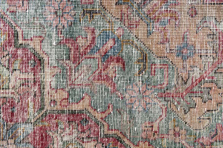 9' 7 x 13' Hand Knotted Ultra Vintage Persian Wool Rug