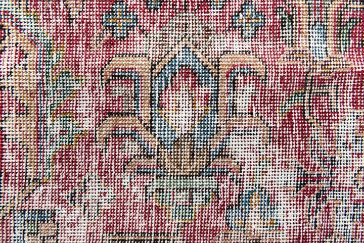 9' 7 x 13' Hand Knotted Ultra Vintage Persian Wool Rug