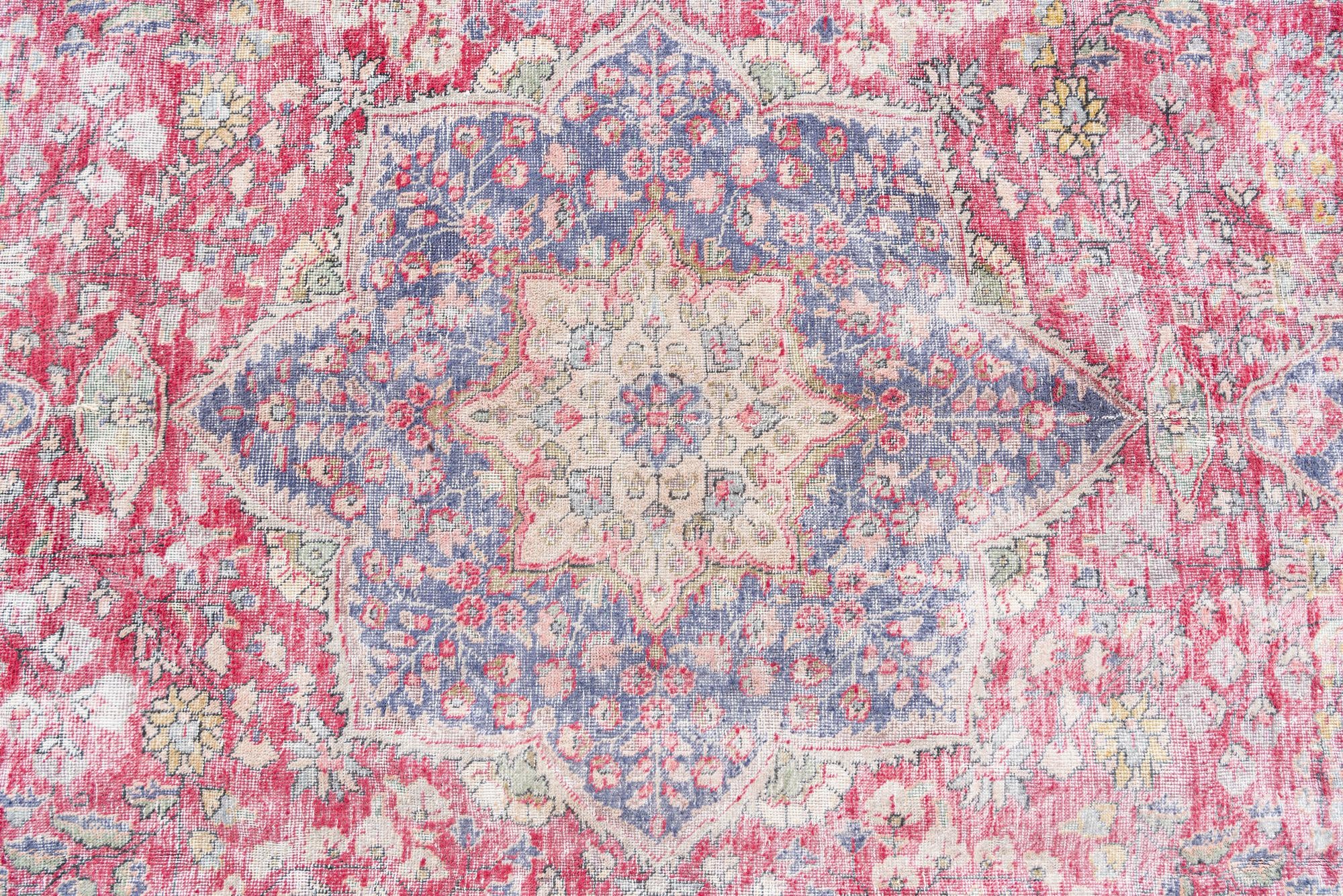 9' 10 x 12' 7 Hand Knotted Ultra Vintage Persian Wool Rug