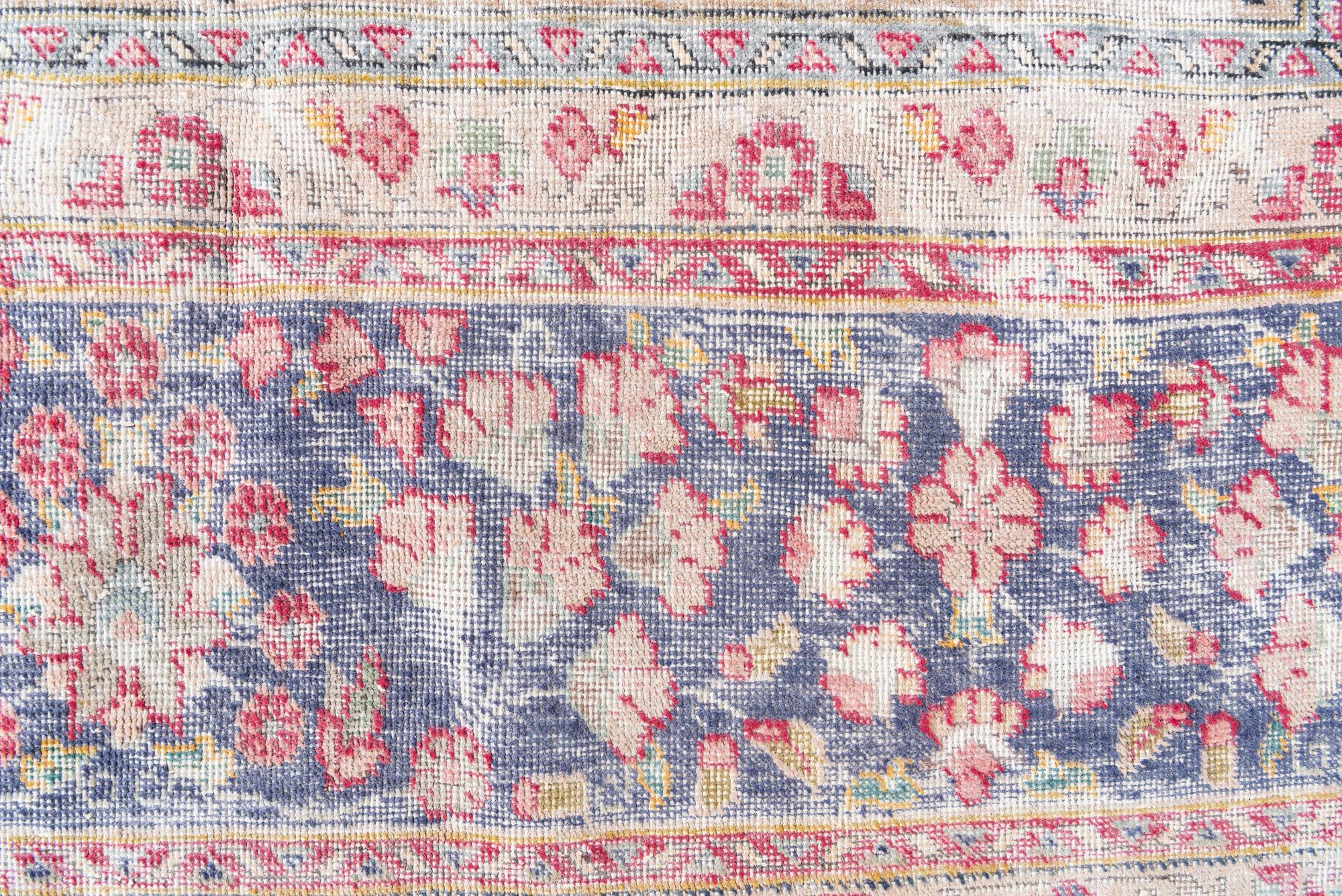 9' 10 x 12' 7 Hand Knotted Ultra Vintage Persian Wool Rug