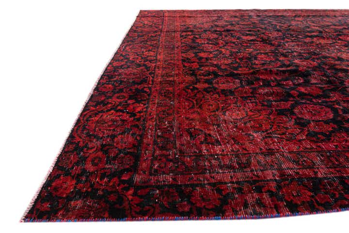 8' x 11' 9 Hand Knotted Ultra Vintage Persian Wool Rug