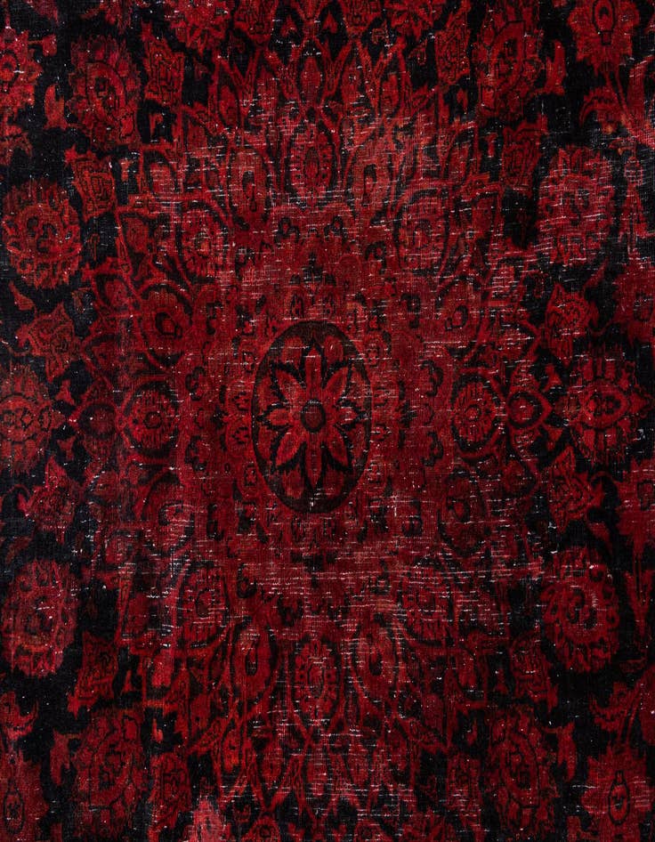 Detail image of 8' x 11' 9  Hand Knotted Ultra Vintage Persian Wool Rug