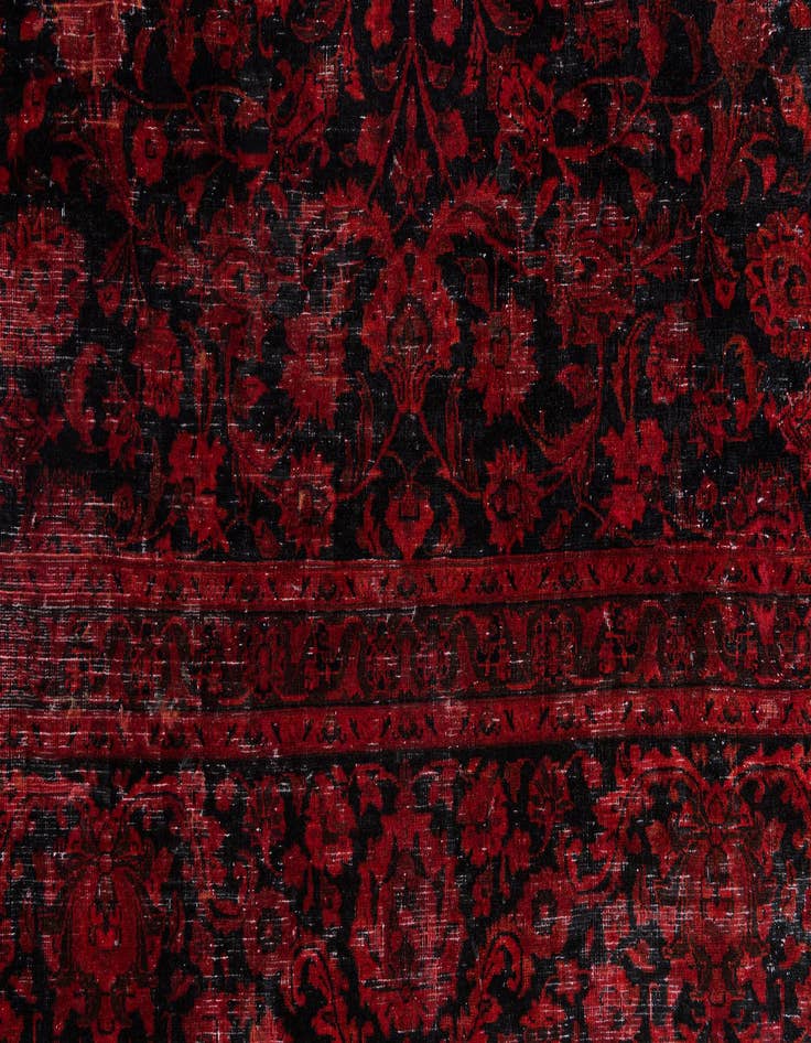 Detail image of 8' x 11' 9  Hand Knotted Ultra Vintage Persian Wool Rug