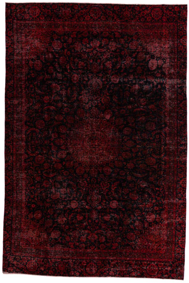 Detail image of 8' x 11' 9 Hand Knotted Ultra Vintage Persian Wool Rug