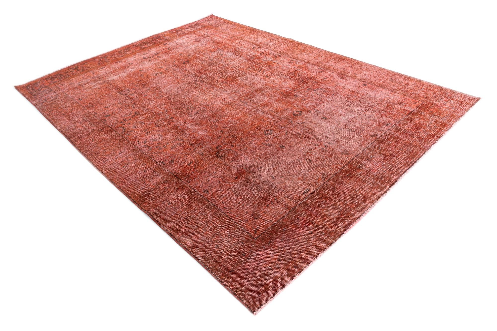 9' 5 x 12' 8 Hand Knotted Ultra Vintage Persian Wool Rug