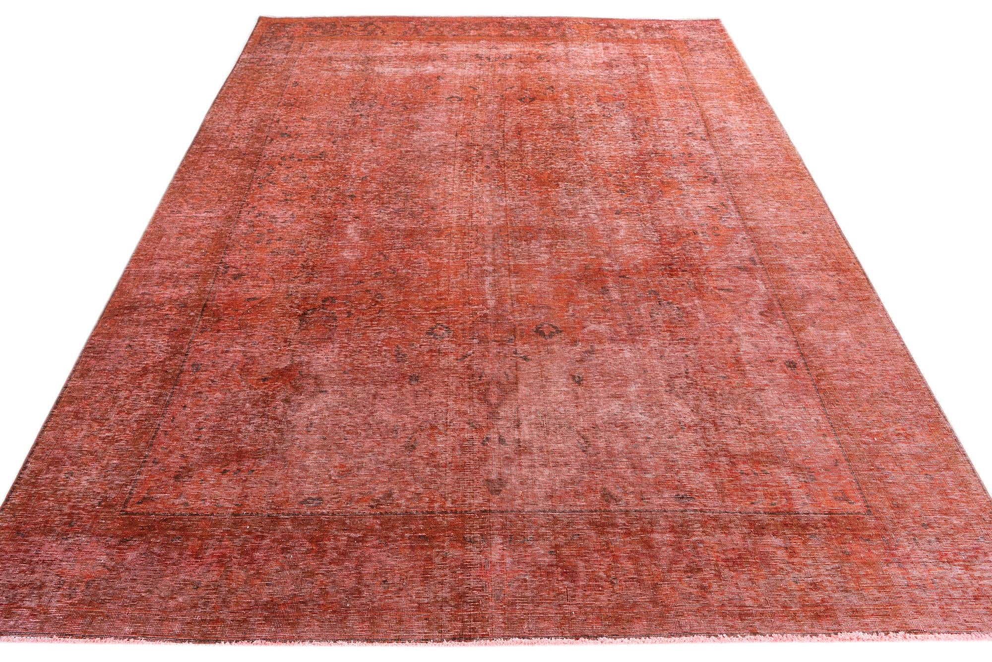 9' 5 x 12' 8 Hand Knotted Ultra Vintage Persian Wool Rug