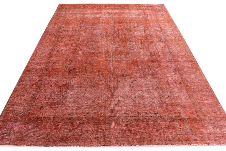 9' 5 x 12' 8 Hand Knotted Ultra Vintage Persian Wool Rug