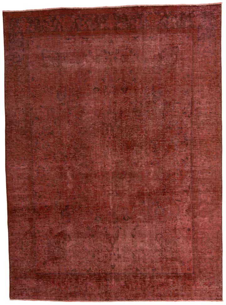 9' 5 x 12' 8 Hand Knotted Ultra Vintage Persian Wool Rug