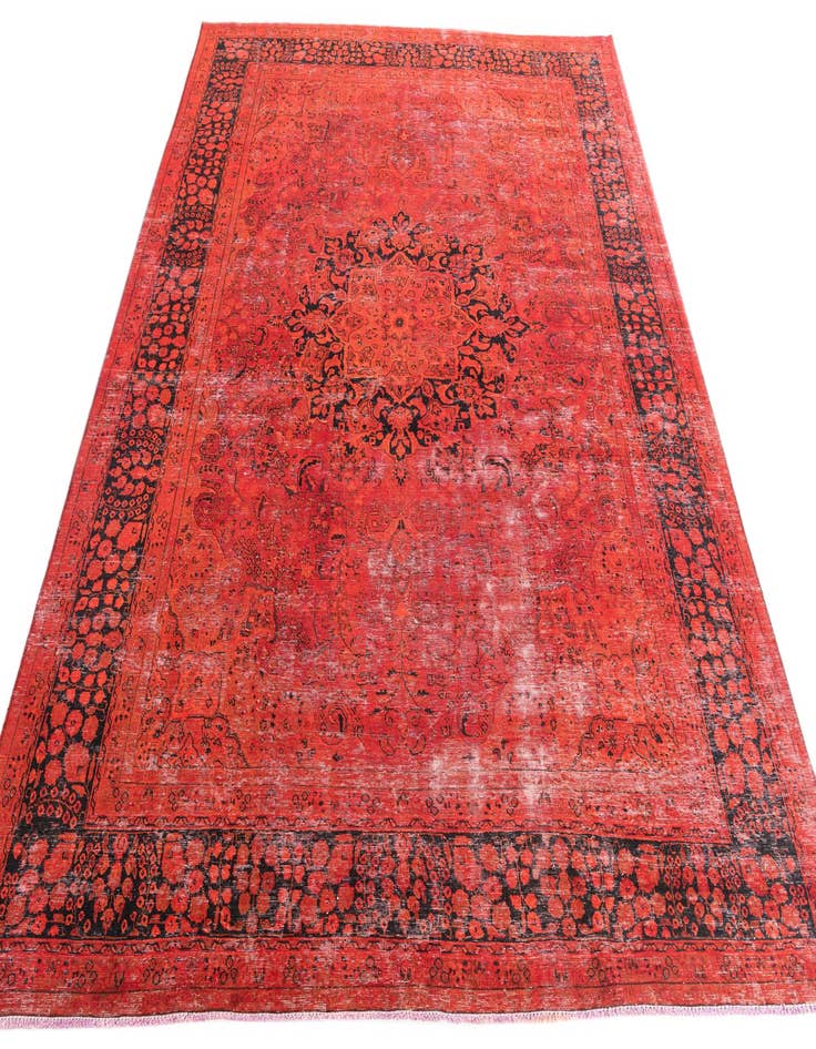 Detail image of 9' 8 x 12' 5  Hand Knotted Ultra Vintage Persian Wool Rug