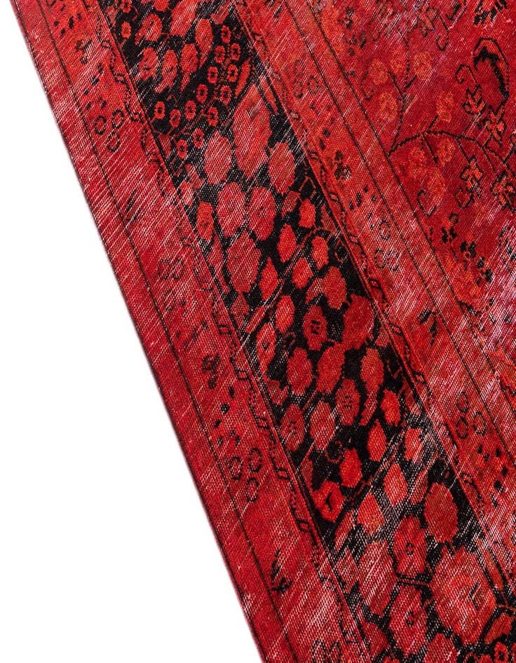 Detail image of 9' 8 x 12' 5  Hand Knotted Ultra Vintage Persian Wool Rug