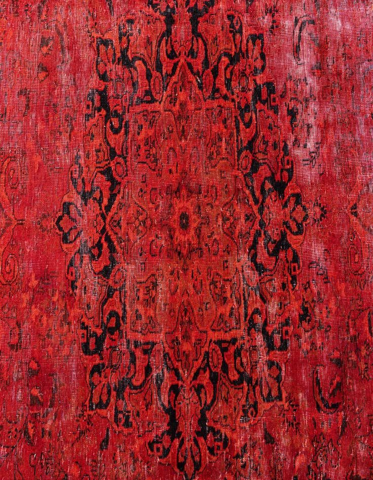 Detail image of 9' 8 x 12' 5  Hand Knotted Ultra Vintage Persian Wool Rug