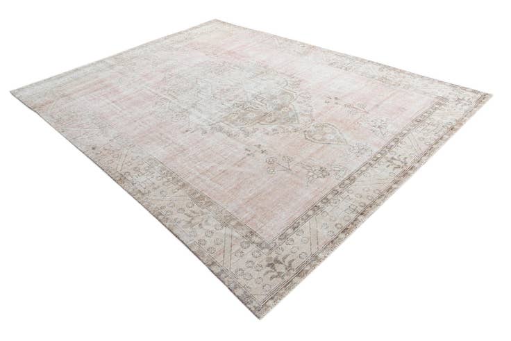 Detail image of 9' 7 x 12' 7 Hand Knotted Ultra Vintage Persian Wool Rug