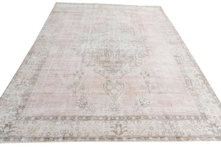 9' 7 x 12' 7 Hand Knotted Ultra Vintage Persian Wool Rug