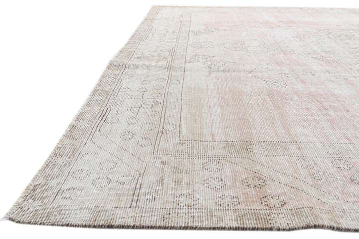 9' 7 x 12' 7 Hand Knotted Ultra Vintage Persian Wool Rug