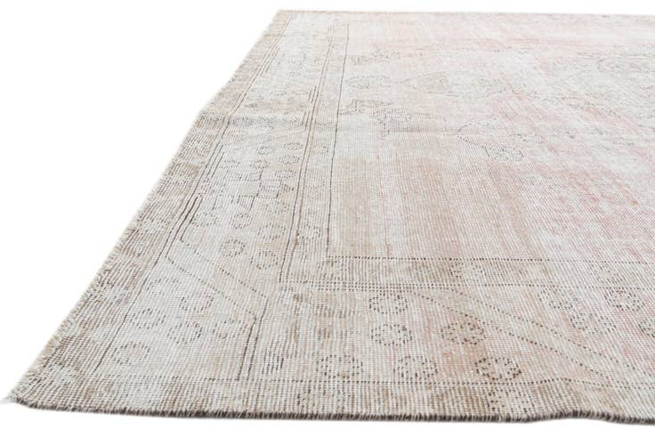 Detail image of 9' 7 x 12' 7 Hand Knotted Ultra Vintage Persian Wool Rug