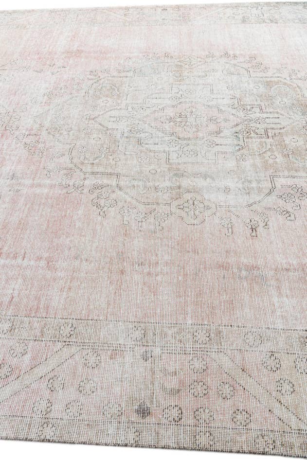 Detail image of 9' 7 x 12' 7 Hand Knotted Ultra Vintage Persian Wool Rug
