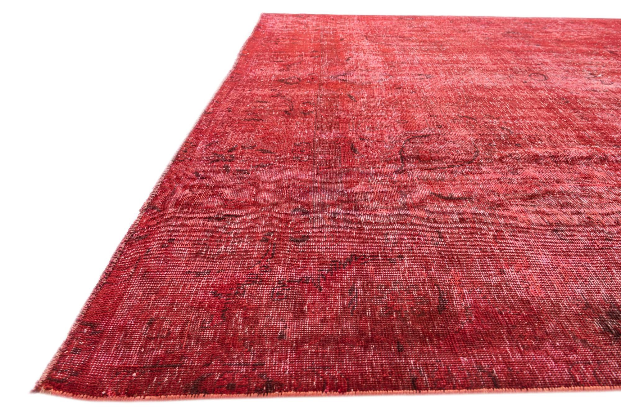 9' 1 x 12' 4 Hand Knotted Ultra Vintage Persian Wool Rug