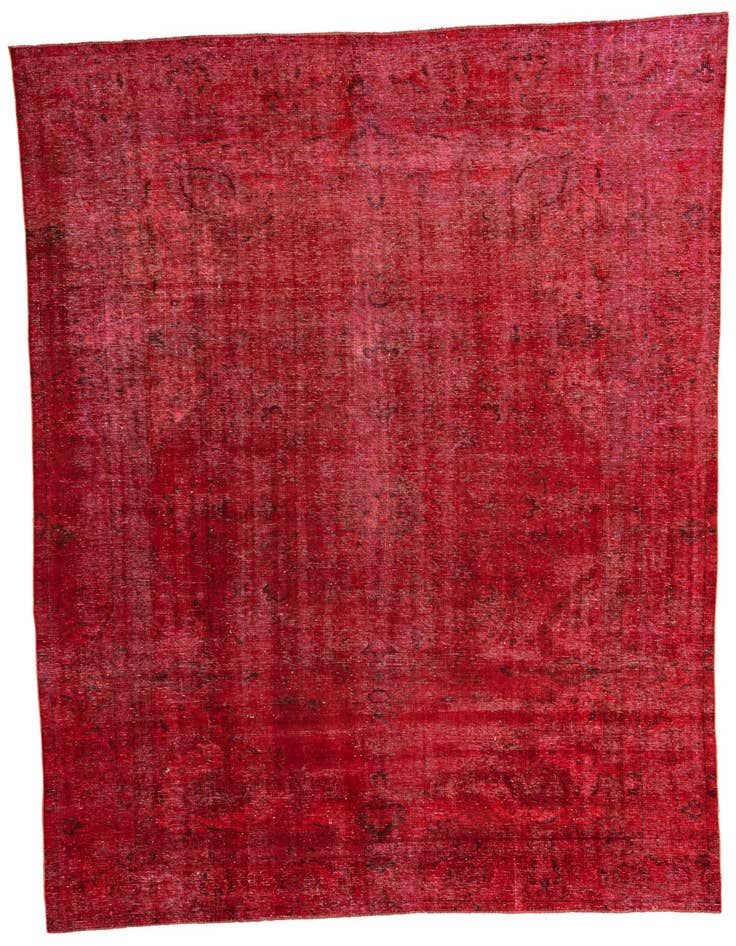 Detail image of 9' 1 x 12' 4 Hand Knotted Ultra Vintage Persian Wool Rug