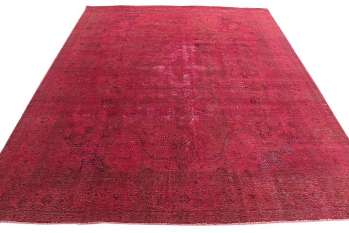 9' 9 x 12' 5 Hand Knotted Ultra Vintage Persian Wool Rug