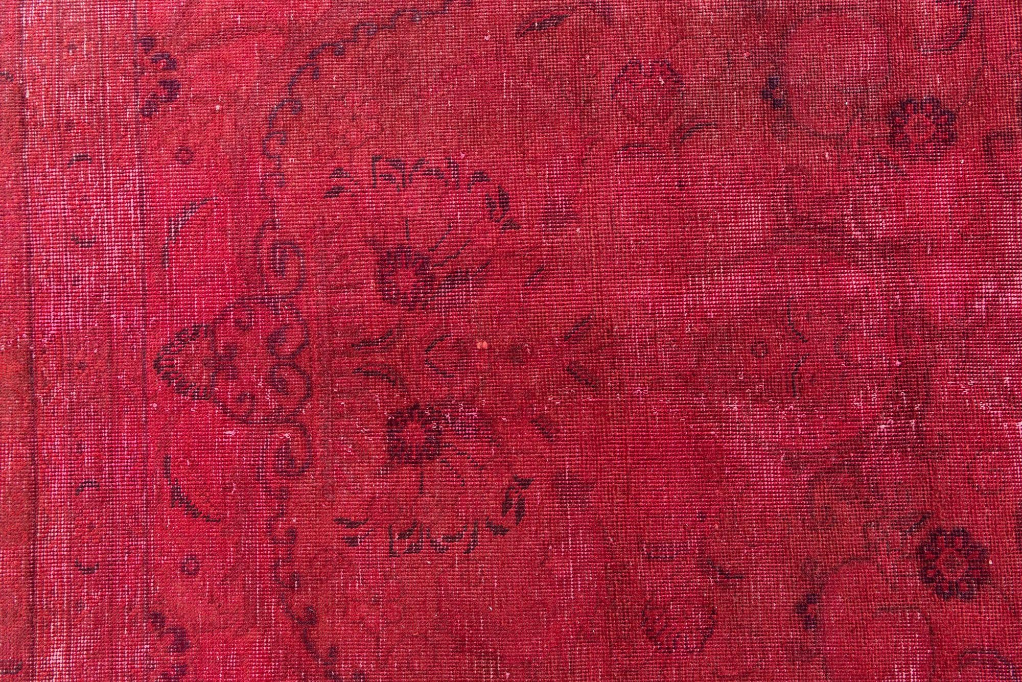 9' 9 x 12' 5 Hand Knotted Ultra Vintage Persian Wool Rug