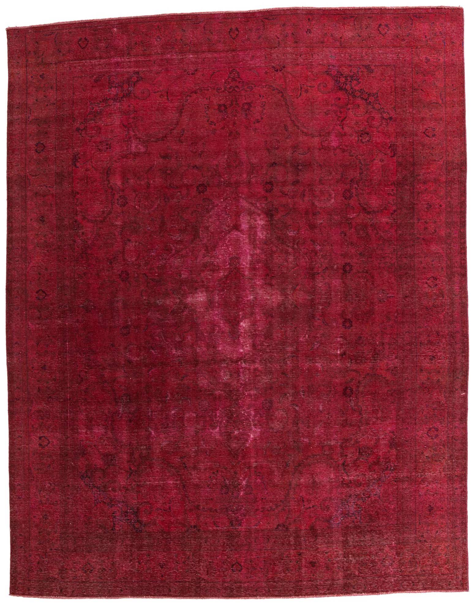 9' 9 x 12' 5 Hand Knotted Ultra Vintage Persian Wool Rug