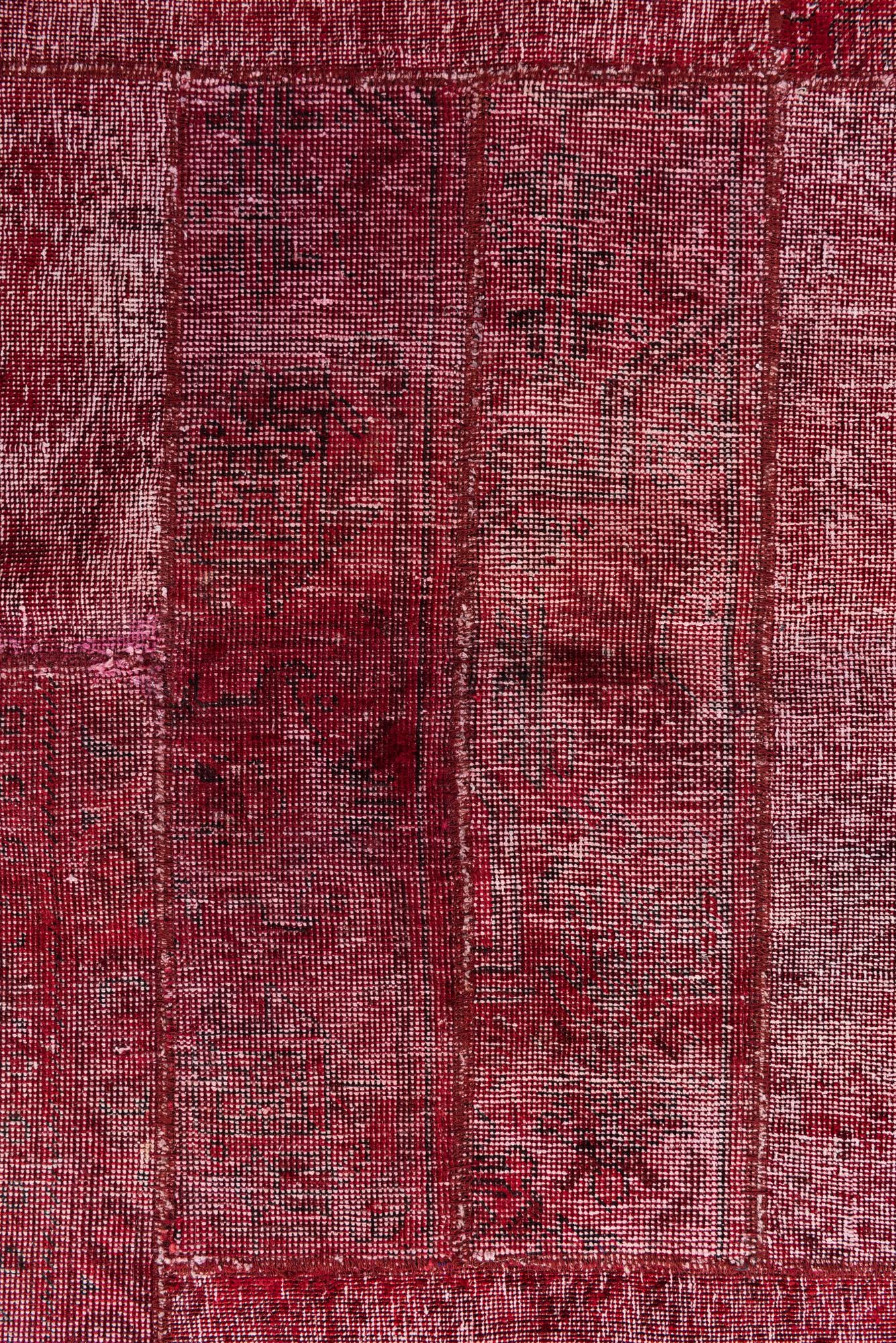 4' 9 x 6' 3 Hand Knotted Ultra Vintage Persian Wool Rug