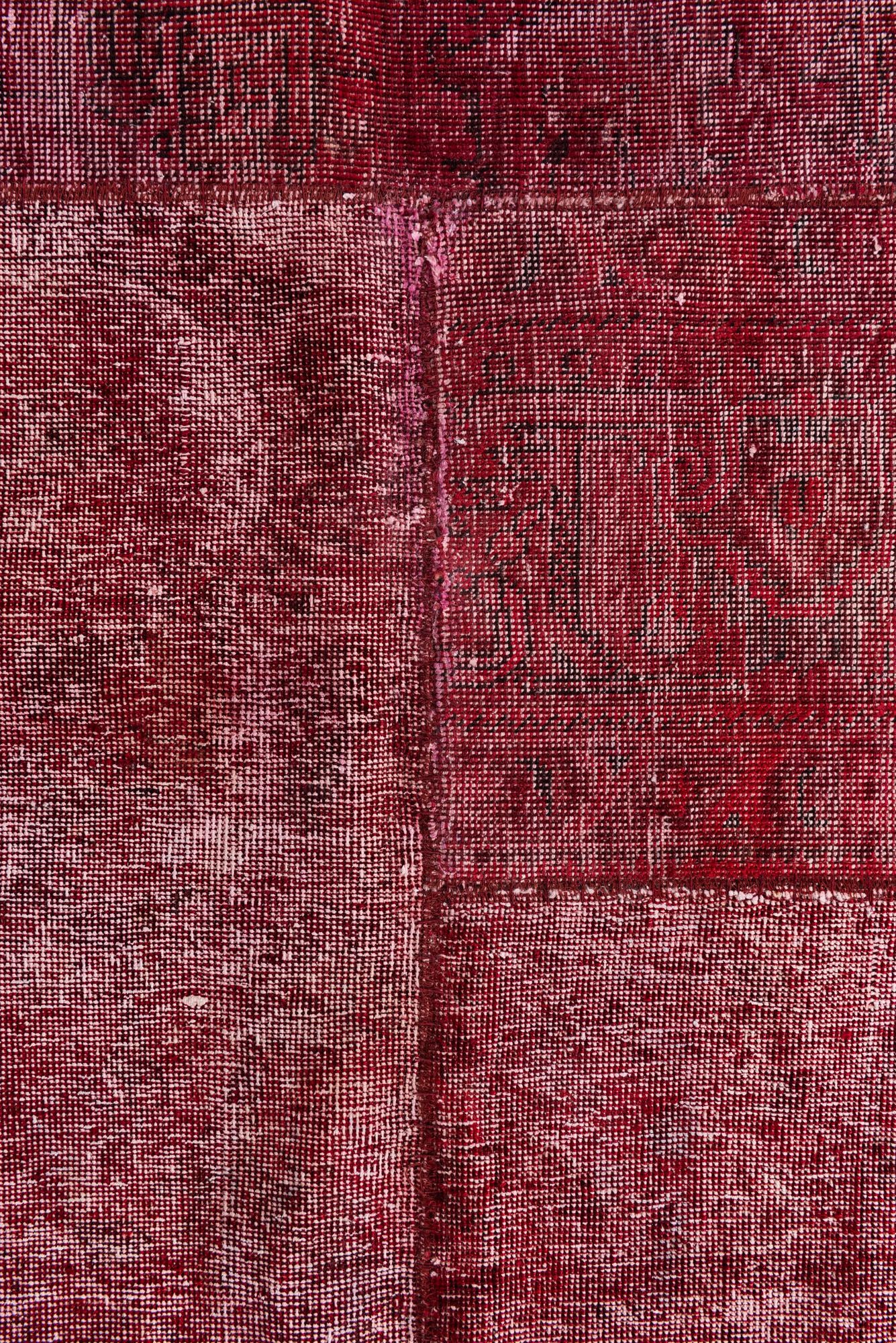 4' 9 x 6' 3 Hand Knotted Ultra Vintage Persian Wool Rug