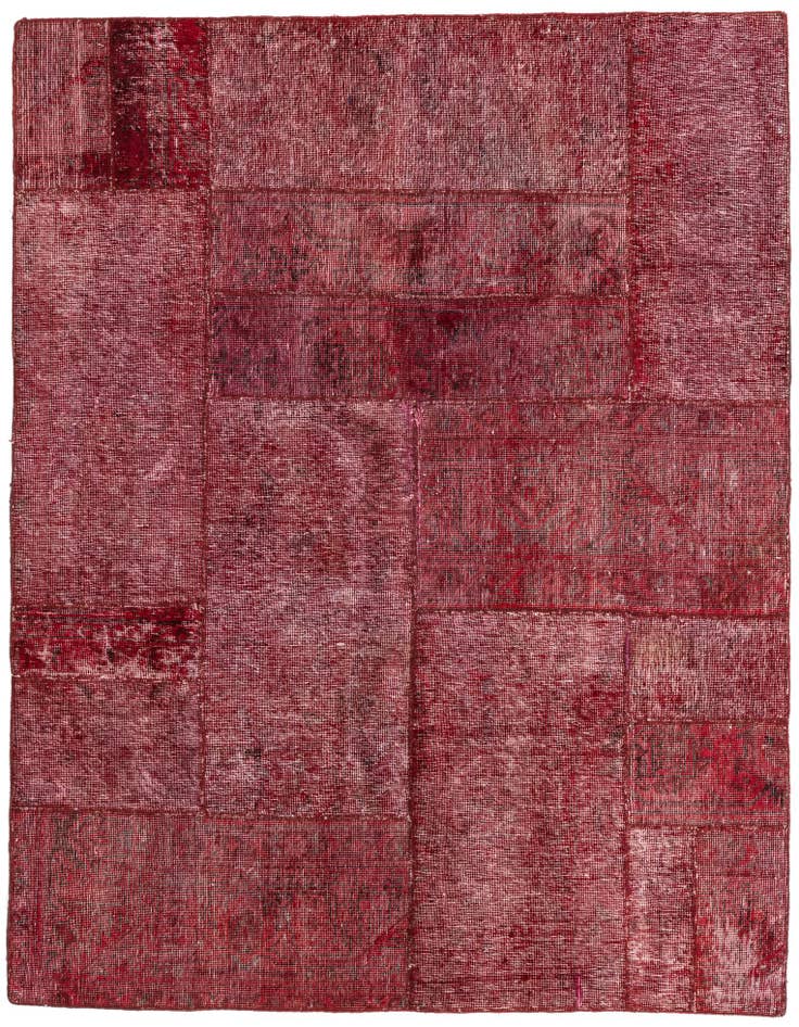 Detail image of 4' 9 x 6' 3 Hand Knotted Ultra Vintage Persian Wool Rug