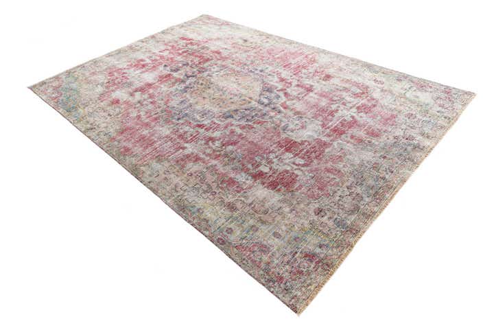 7' 3 x 10' 4 Hand Knotted Ultra Vintage Persian Wool Rug
