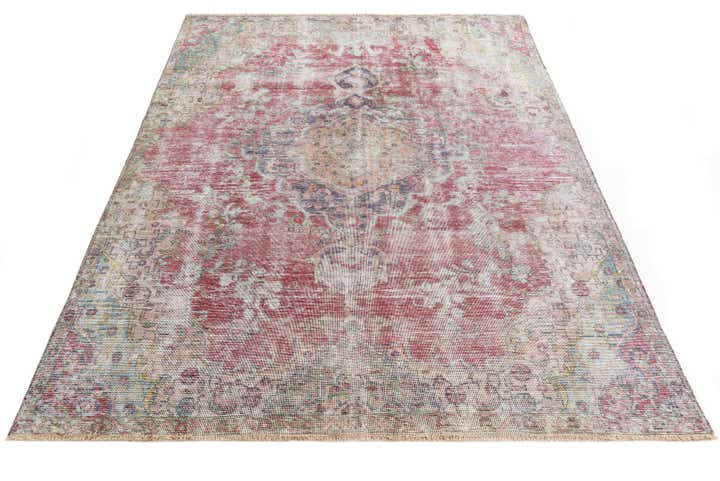 7' 3 x 10' 4 Hand Knotted Ultra Vintage Persian Wool Rug