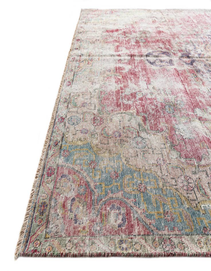 Detail image of 7' 3 x 10' 4  Hand Knotted Ultra Vintage Persian Wool Rug