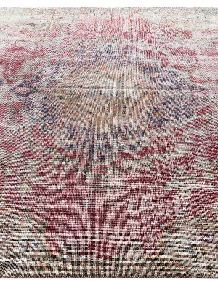 Detail image of 7' 3 x 10' 4  Hand Knotted Ultra Vintage Persian Wool Rug