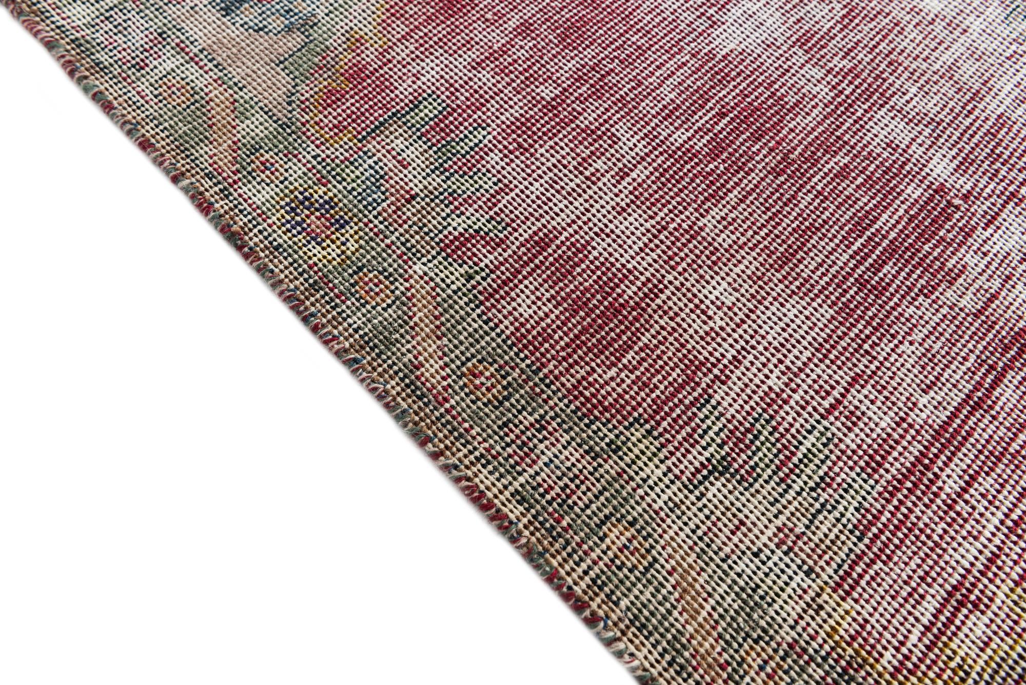 7' 3 x 10' 4 Hand Knotted Ultra Vintage Persian Wool Rug