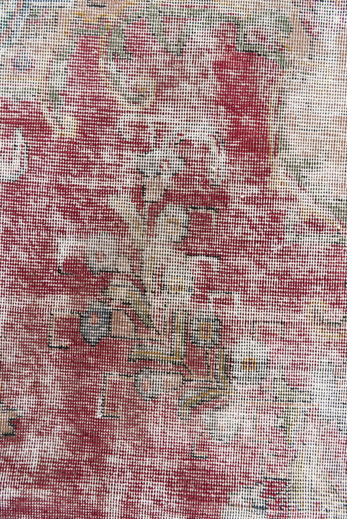 7' 3 x 10' 4 Hand Knotted Ultra Vintage Persian Wool Rug