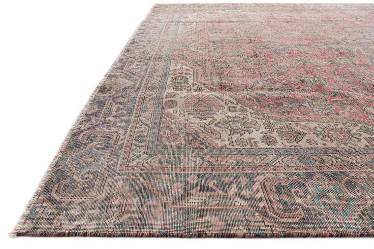 Detail image of 8' 9 x 11' 8 Hand Knotted Ultra Vintage Persian Wool Rug