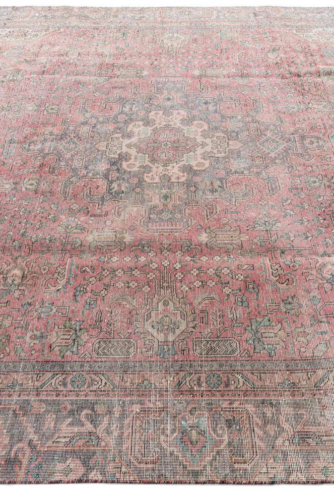8' 9 x 11' 8 Hand Knotted Ultra Vintage Persian Wool Rug