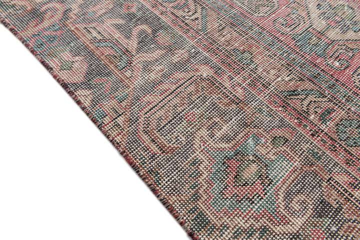 8' 9 x 11' 8 Hand Knotted Ultra Vintage Persian Wool Rug