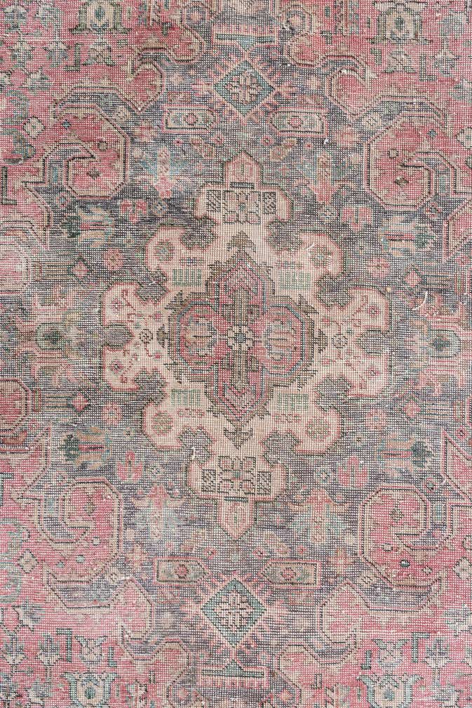8' 9 x 11' 8 Hand Knotted Ultra Vintage Persian Wool Rug