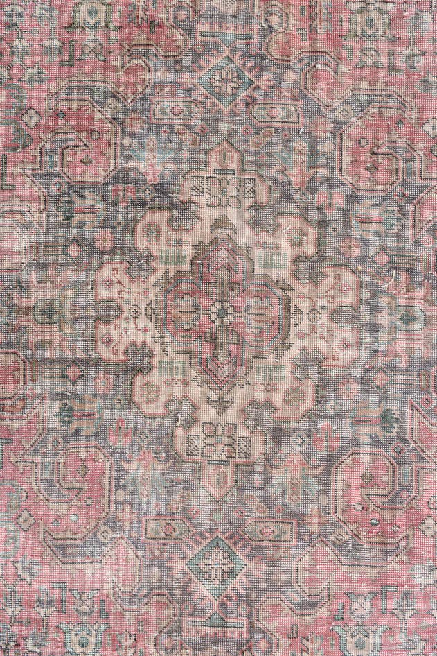 Detail image of 265cm x 355cm anudado a mano Ultra Vintage Alfombra Persa Lana