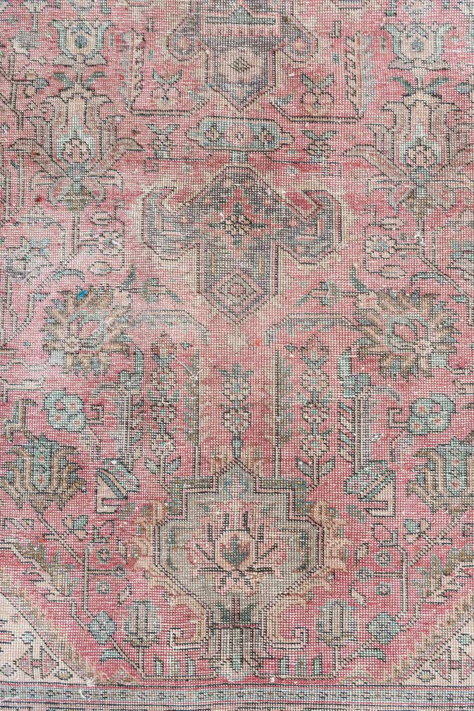 8' 9 x 11' 8 Hand Knotted Ultra Vintage Persian Wool Rug